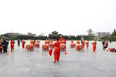 清明节关氏后裔到洛阳关林承祖志,祭祀武圣关羽,传承好家风