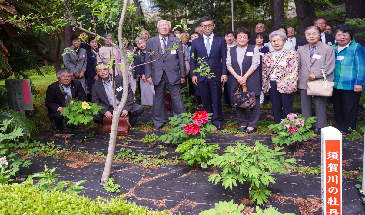 福岛县须贺川市日中友协应邀访问中国驻日本大使馆 深化中日民间友好交流