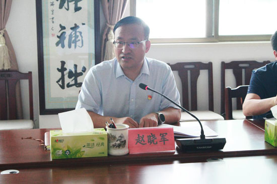 洛阳市文物局党组书记、局长赵晓军到洛阳市考古研究院讲授深入贯彻中央八项规定精神学习教育专题党课