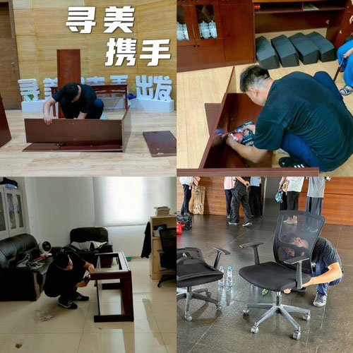 夏博第一党支部开展 “桌椅焕新”党员志愿服务活动