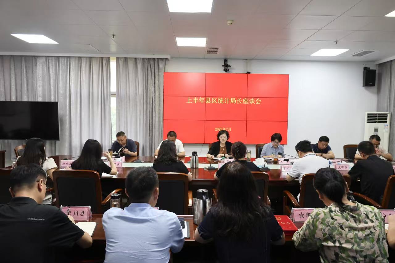 市统计局召开县区统计局长座谈会