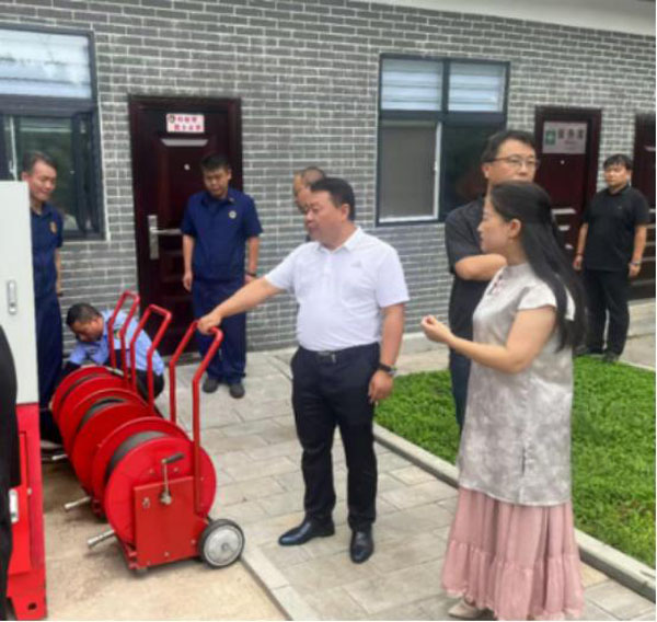 洛阳市消安委第四督导组到洛阳关林进行消防安全检查