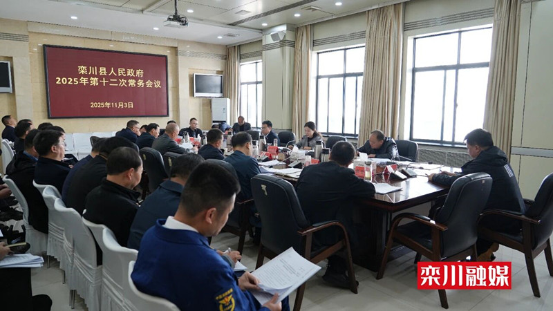 县政府召开2025年第十二次常务会议