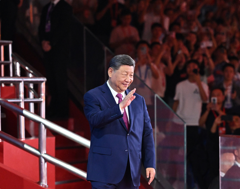 第十五届全国运动会在广东广州隆重开幕 <br>习近平出席开幕式并宣布运动会开幕