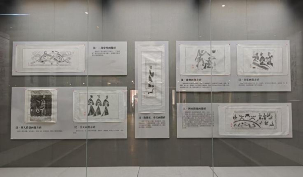 汉风汉韵：石上史诗的千年回响——新野汉画像砖拓片展在洛阳古墓博物馆开展