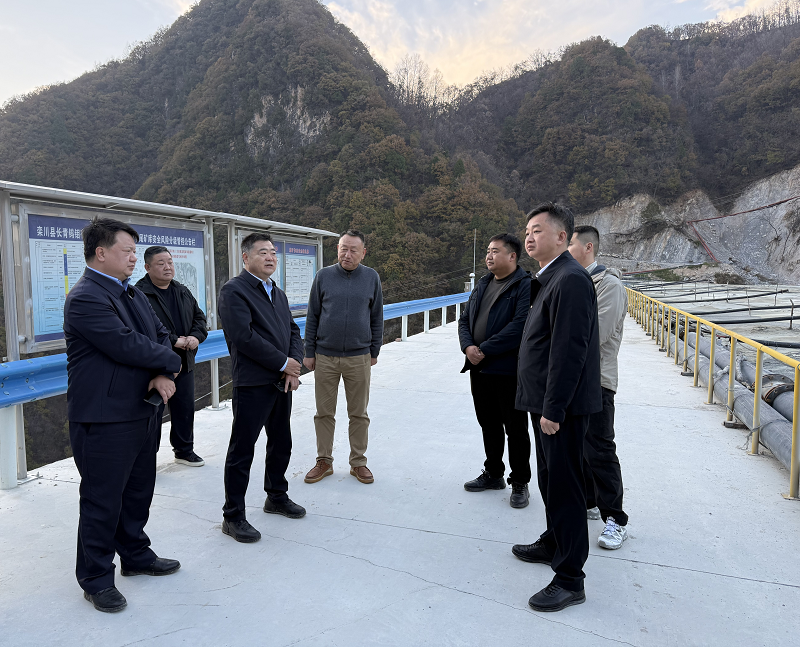 马怀庆到栾川县嵩县检查调研工作   