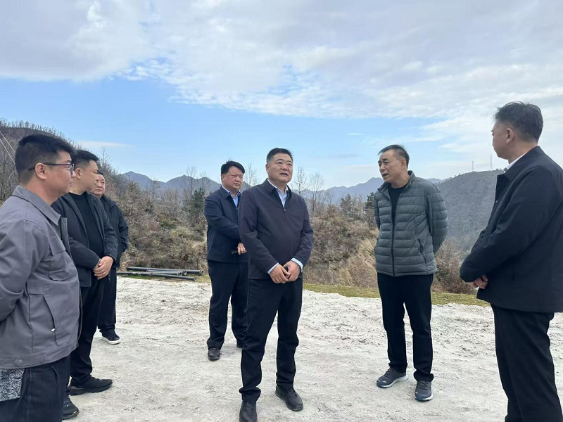 马怀庆到栾川县嵩县检查调研工作   