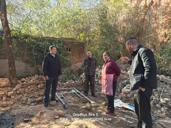 文物护古村，新房启建暖民心！洛阳文物局驻福昌村工作队为老人重筑安居梦