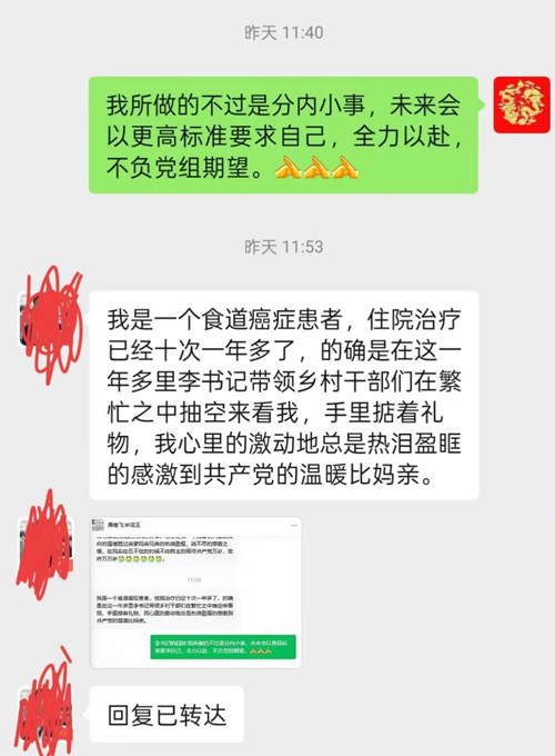 网上留言诉真情 工作队回复暖人心——洛阳市文物局驻福昌村工作队的民生答卷