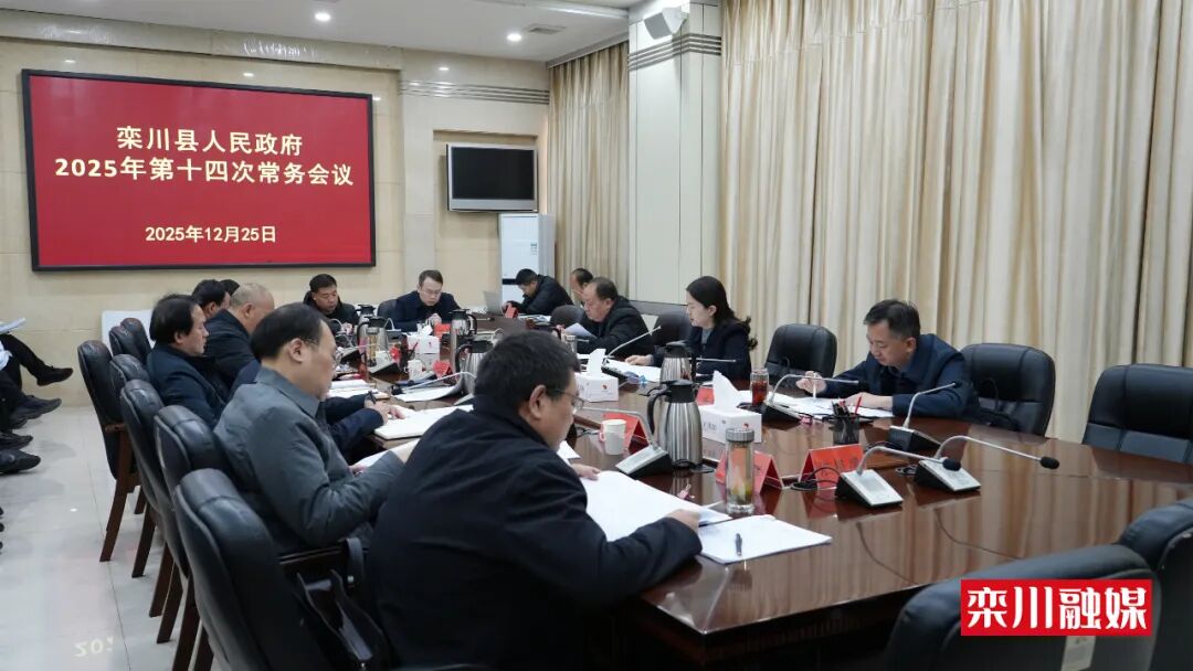 县政府召开2025年第十四次常务会议
