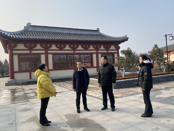 洛阳市文物局党组书记、局长赵晓军到洛阳古墓博物馆督导检查工作