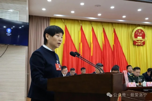 洛宁县十五届人大六次会议开幕