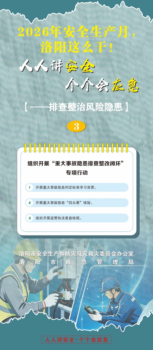 2026年安全生产月，洛阳这么干！