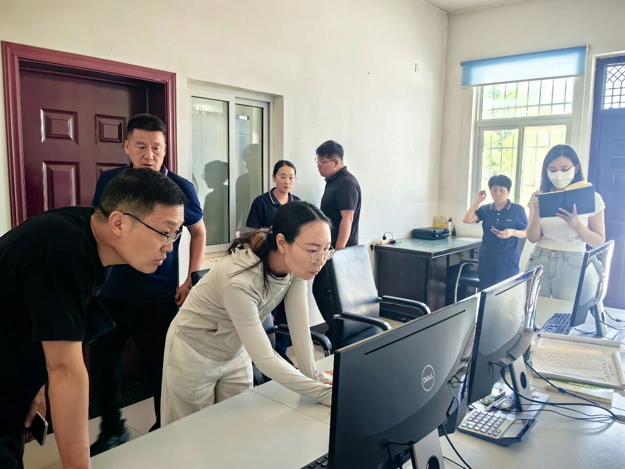省市专项督导检查组莅临我县开展供水安全排查工作