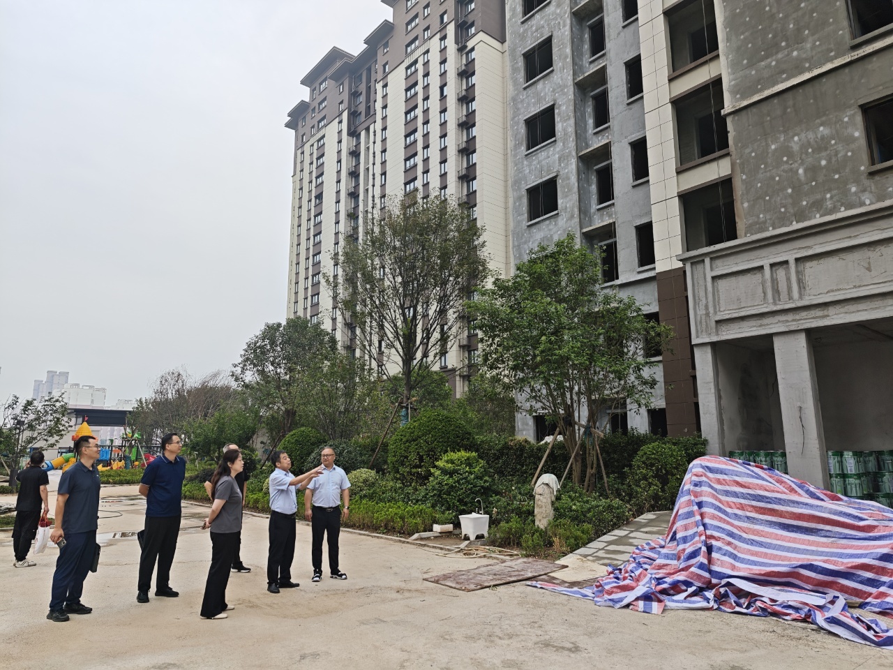市住房公积金中心党组书记、主任刘军锋到新安管理部开展工作调研